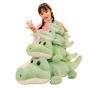 Phim hoạt hình lớn mắt cá sấu đồ chơi sang trọng màu xanh lá cây cá sấu sang trọng Thú nhồi bông đồ chơi dài ngủ Gối quà tặng trẻ em - Product Image 1