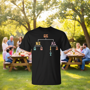 T-shirt da genealogista a maniche corte, girocollo, unisex, per adulti, per riunioni di famiglia, con stampa serigrafica - Product Image 3