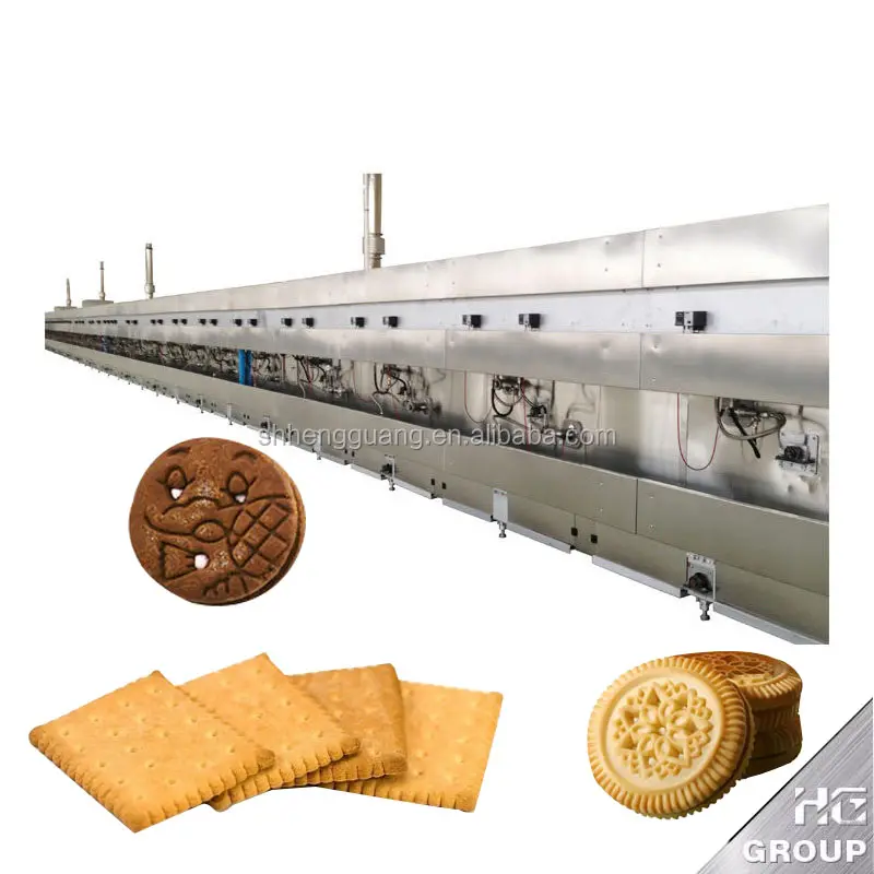 Factory price High Productivity Full automatic Cracker soda cracker production line Biscuits And Cookies Wire Cut Making Machine