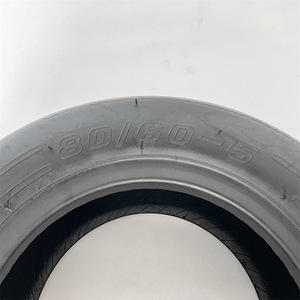 Pneus pleins 80/60-5 pour roues avant de chariots, voitures d'équilibre en caoutchouc et karts - Product Image 4