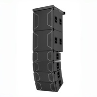 Speaker Line-Array Kayu Profesional Sistem Suara Rigging Panggung Skala Besar Audio Luar Ruangan Berdaya Tinggi Pernikahan Konser