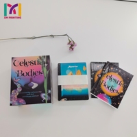 Impression de cartes de tarot et d'oracle personnalisées OEM ODM, bords dorés et argentés, holographiques, gaufrées, avec guide et boîte magnétique, faible MOQ