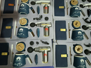 Juego de Tazas de Cerámica Multifuncionales de Lujo para Oficina con Pistola de Masaje para Promoción Personal - Product Image 6