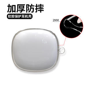 Funda transparente a prueba de golpes de gel suave para auriculares inalámbricos Bluetooth Soundcore C40i - Product Image 1