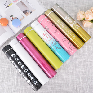280ML <strong>Slim</strong> Straight Stainless Steel Insulated Vacuum Flasks Portable Mini Thermos <strong>Water</strong> <strong>Bottles</strong> - Product Image 2