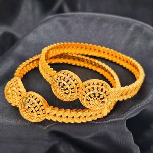 Dubai lujo oro joyería boda novias pulsera abierta 24K chapado en oro ajustable brazalete al por mayor - Product Image 2