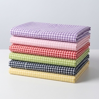 Tissu en polyester à tissage uni, imprimé numériquement, à carreaux classiques, pour vêtements, chapeaux, sacs, nappes décoratives