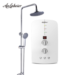 Pompe de chauffe-eau électrique à commande par bouton, 220V, 5500W, étanche IPX4, protection contre la surchauffe, élément chauffant en acier inoxydable - Product Image 1