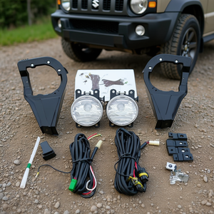 Juego de Faros Antiniebla LED para Suzuki Jimny 2018-2022, Bombillas H11 de 55W, 6000 Lúmenes, 12V, Soportes de Montaje y Arnés de Cableado, Nuevo, Modificación/Actualización - Product Image 1