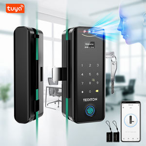 Cerradura Inteligente para Puerta <span class=keywords><strong>de</strong></span> Vidrio TUYA con Reconocimiento Facial, Acceso por Contraseña Deslizante, Almacenamiento <span class=keywords><strong>de</strong></span> Datos en la Nube, para Hogar, Oficina y Hotel - Product Image 1