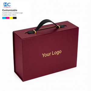 Premium Folding Rigid <b>Gift</b> <b>Box</b> For Luxury Handbag Packaging Durable <b>Magnetic</b> Closure Elegant Paperboard Storage - Product Image 2