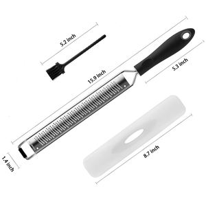 Râpe à fromage et zesteur à citron multifonctionnel en acier inoxydable personnalisé – Outils de cuisine pratiques pour pommes de terre, gingembre et légumes - Product Image 1