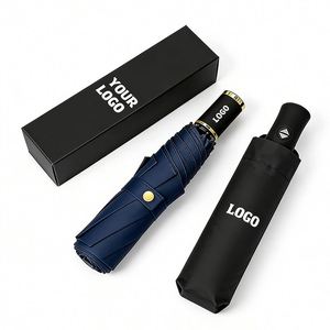 Lightweight Compact Folding Colorful Custom Oem Advertising <b>Automatic</b> Windproof <b>Umbrella</b> With Logo - Product Image 1