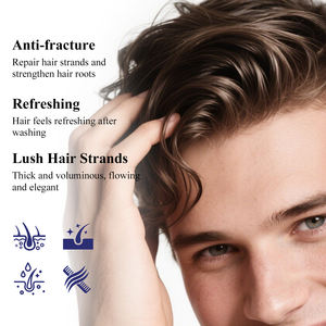 QBEKA แชมพูสระผมสำหรับผู้ชาย สูตรทำความสะอาดล้ำลึก ป้องกันรังแค เสริมสร้างการดูแลเส้นผมและหนังศีรษะ - Product Image 5