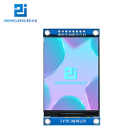 2.4 inci modul Tampilan LCD TFT 240x320 IC driver adalah ST7789 antarmuka SPI layar ips Hd dengan PCBA
