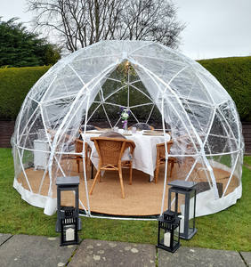 <span class=keywords><strong>Tenda</strong></span> Geodetica Igloo da Giardino Gazebo Pop-Up <span class=keywords><strong>Tenda</strong></span> da Tetto Trasparente 4m <span class=keywords><strong>Casetta</strong></span> da Campeggio - Product Image 1