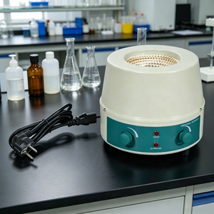 Manteau chauffant électrique en acier SF à température réglable pour laboratoire, avec température maximale de 450°C, pour fioles à fond rond, 110V/220V - Product Image 6