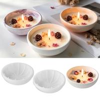 Moule en silicone JMH Feuille d'érable écologique 2 designs pour bol de rangement, bricolage, aromathérapie, résine, plâtre, ciment, bougie, pot de fleurs, époxy
