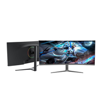 Factory-Direct 34 Inch Desktop Computer Monitors LCD LED Curved Screen 3440*1440 4K UHD Ultra Wide Gaming PC Monitor
