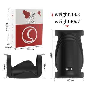 Anillo de Bloqueo Masculino para Retrasar la Eyaculación, Ultra Ligero, de Silicona, con 10 Frecuencias de Vibración, Resistente al Agua IPX7, Carga Magnética, Personalizable - Product Image 6