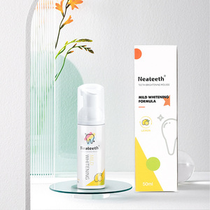 Mousse Blanqueador Dental GlorySmile 50ml, Fórmula Suave con Sabor a Limón - Product Image 1