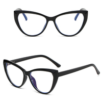 Lunettes de lumière bleue tendance, yeux de chat, lunettes d'ordinateur, Logo personnalisé, lunettes Anti-lumière bleue