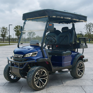 Carrito de <span class=keywords><strong>Golf</strong></span> Eléctrico de 4 Plazas, 72V, Litio, Listo para el Mercado Estadounidense, Certificado por el DOT, con Configuración Personalizada y Caja de Carga Trasera Extendida - Product Image 1