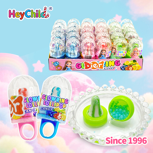 Bonbons en gros, étiquette privée personnalisée, bonbons pour bébé en forme d'anneau colorés, sucrés avec des perles de bonbons, collation amusante pour enfants, saveurs de fruits, design ludique - Product Image 5