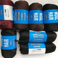 Fil à tricoter Cynthia Australia Wool Hair 100% acrylique, pour tricot à la main et à la machine