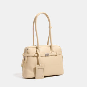 Sac fourre-tout en PU grande capacité pour femme, design original, polyvalent, sac à main et porte-documents pour les trajets quotidiens, nouveau style 2025, sac à bandoulière sous le bras - Product Image 3