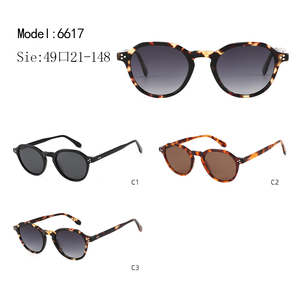 Unisex <b>Round</b> <b>Sunglasses</b> Full Rim Tortoise <b>Frame</b> UV400 Protection Adult Sun Protection Retro Style - Product Image 3