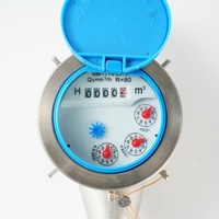 Medidor mecánico de agua fría de chorro múltiple de tipo seco cuerpo de acero inoxidable R200 con precio de fábrica de alta calidad