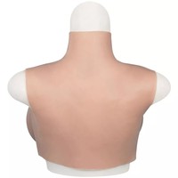 Faux Sein en Silicone B C D E F G Bonnets, Grosses Poitrines Artificielles en Silicone pour Adultes, Forme de Poitrine en Silicone pour Travestis et Drag Queens