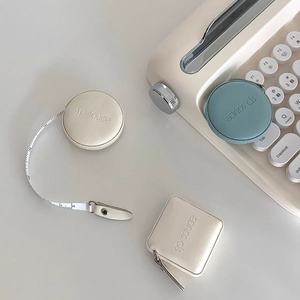 Đo băng da có thể thu vào thước băng xách tay centimet inch Băng đo chiều cao thực tế thước đo công cụ đo - Product Image 5