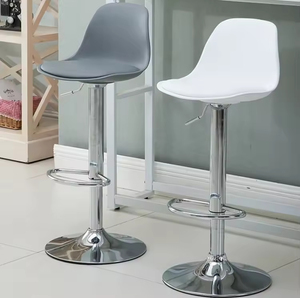 Tabourets de <span class=keywords><strong>bar</strong></span> contemporains avec siège en cuir Repose-pieds réglable pour comptoir de cuisine Salon de pub et restaurant - Product Image 6