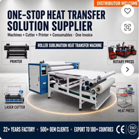Máquina de sublimación rotativa digital de transferencia de calor de 180 cm (20/170) para prendas de vestir, textiles, telas, camisetas, banderas y alfombrillas de ratón
