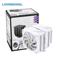 Lovingcool, fabricant d'origine, prix d'usine OEM, ventilateur ARGB PWM AP1000 600-1600 RPM, double tour, refroidisseur d'air pour processeur haute performance 270W