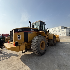 Chargeuse sur pneus Caterpillar 966G d'occasion, modèle 2020, capacité nominale de 7 tonnes, moteur d'origine, cabine, pompe, bon état, exploitation en carrière - Product Image 3