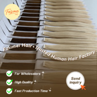 Fasimei Vente en gros Extensions de cheveux humains 100% naturels à double tirage, à bandes adhésives, brésiliennes, vietnamiennes et malaisiennes