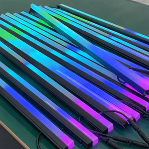 <span class=keywords><strong>Barre</strong></span> lumineuse LED RGBW à pixels 14W/m 64 LED, diffuseur couleur pleine, profilé aluminium adressable RGB+Blanc pour décoration <span class=keywords><strong>de</strong></span> panneaux publicitaires d'Halloween - Product Image 1