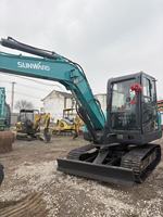 Offre Spéciale : Excavatrice Compacte sur Chenilles Sunward SWE60F d'Occasion, Modèle Chinois Original et Neuf pour Travaux de Construction Urbaine