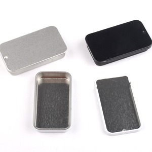 Alta calidad de fábrica, venta al por mayor, personalizado, impreso, caramelo de menta, caja de contenedor de lata cuadrada vacía, pequeña caja de lata con tapa deslizante de Metal - Product Image 5
