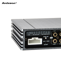 Processeur DSP audio pour voiture 6 canaux, plug and play, amplificateur 4 canaux classe AB 4x50W avec crossovers et DSP intégré pour voiture