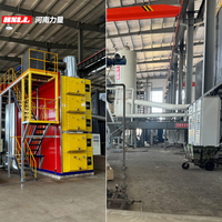 Machine de pyrolyse de déchets plastiques à haut rendement pour la transformation des pneus usagés, des articles en plastique et des boues de fond de réservoir en huile combustible