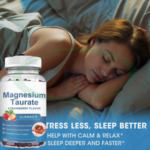 OEM Private Label Immune Energy Taurine <b>500mg</b> Supplement <b>Magnesium</b> Taurine Gummies - Product Image 2