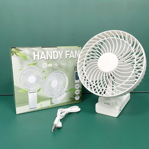 Outdoor Folding Storage Travel Rechargeable Camping Fan Three-speed Portable Household USB Charging <b>Mini</b> Fan with <b>Solar</b> <b>Panel</b> - Product Image 2