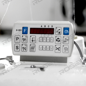 Máquina de coser de punto de cadeneta de <span class=keywords><strong>doble</strong></span> aguja computarizada, para abrir la cremallera y coser en bolsillos tipo <span class=keywords><strong>canguro</strong></span>, de dos agujas - Product Image 5