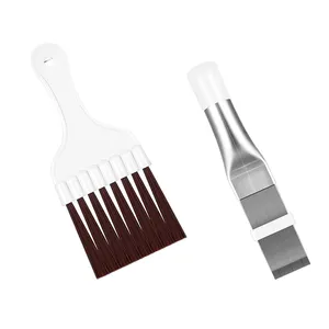 Air Conditioner Condenser Fin Cleaning Brush Refrigerator Coil Cleaning Whisk Brush Small Plastic Whisk Brush