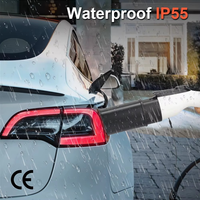 Adaptador de Cargador para Vehículos Eléctricos de 22KW GBT a IEC 62196-2, Enchufe de Carga para Automóvil AC380V 32A Trifásico