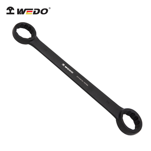 WEDO DIN Standard (DIN 837) <span class=keywords><strong>Clé</strong></span> forgée à usage unique Double boîte <span class=keywords><strong>plate</strong></span> Résistance à l'usure Surface de pulvérisation noire - Product Image 1